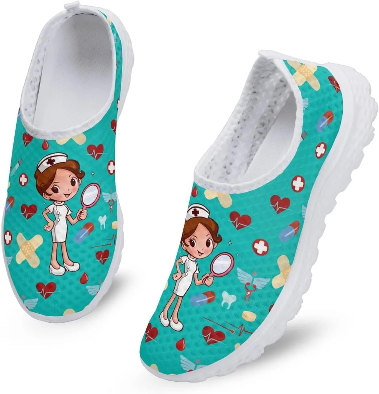 Shoes for Womens Spring Summer Loafer Breathable Slip On Flats Sneakers Walking Tennis Running Shoe