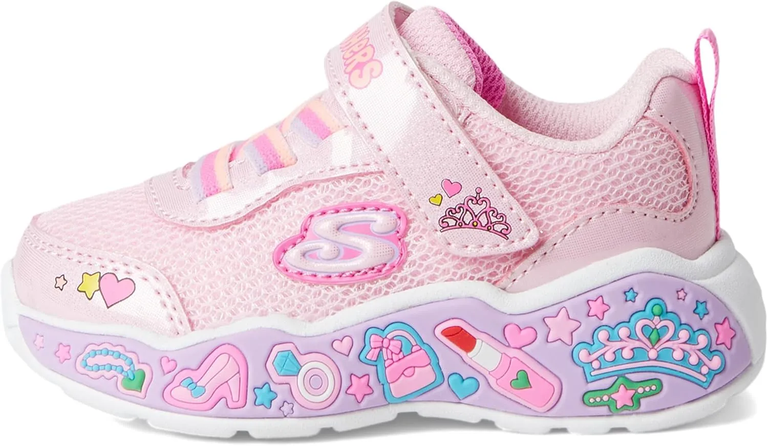 SKECHERS Girl's Play Scene-Fun Squad Sneaker