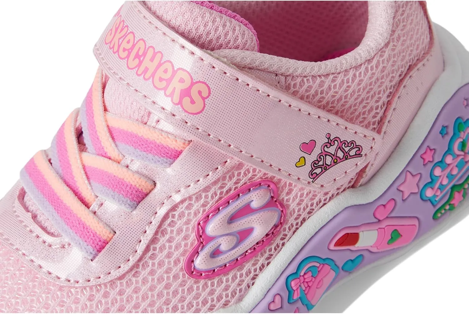 SKECHERS Girl's Play Scene-Fun Squad Sneaker