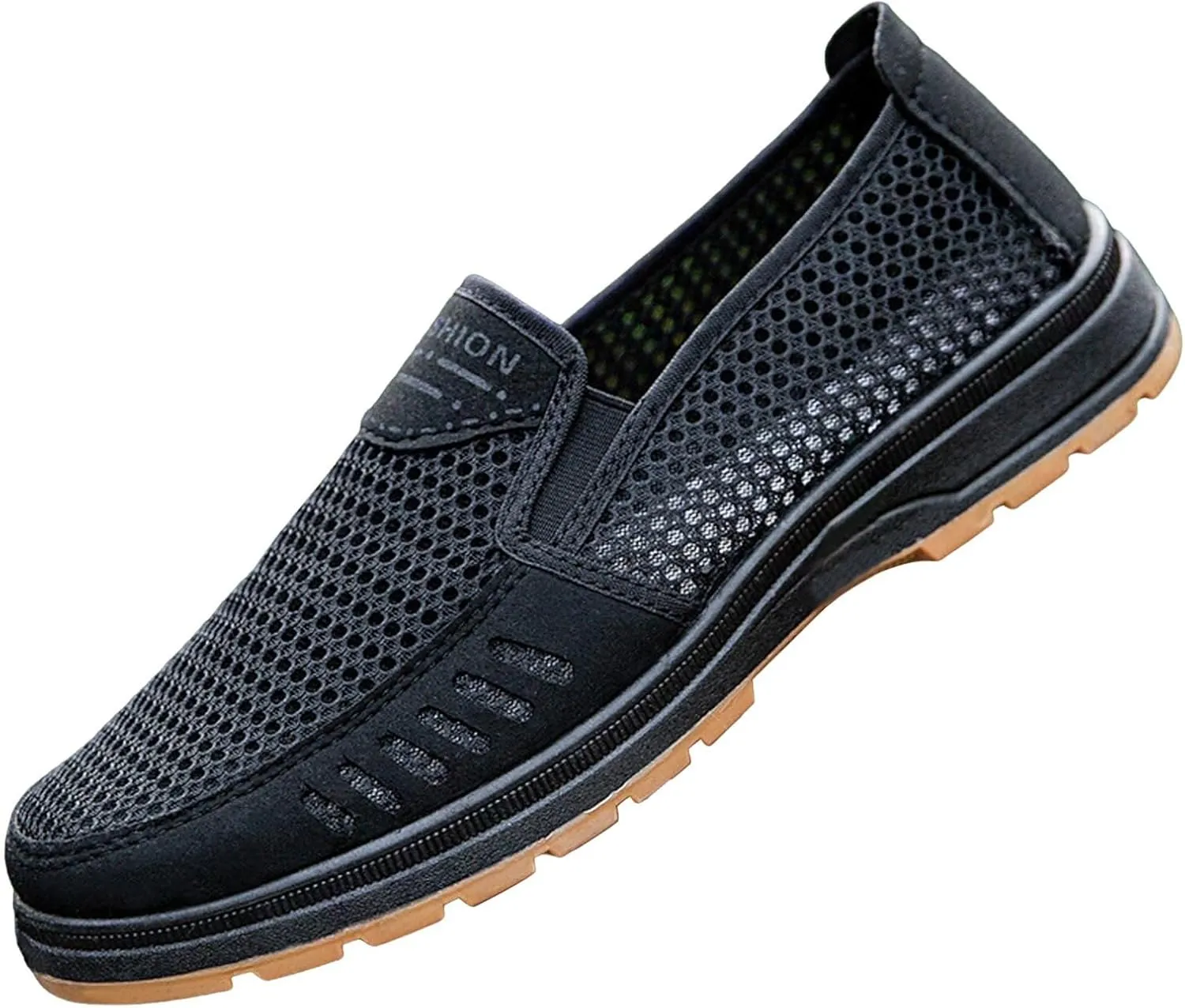 Slip On Tennis Shoes Men Running Shoes Sneakers Tennis Walking Shoes Lightweight Breathable Athletic Workout Shoes