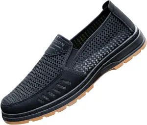 Slip On Tennis Shoes Men Running Shoes Sneakers Tennis Walking Shoes Lightweight Breathable Athletic Workout Shoes