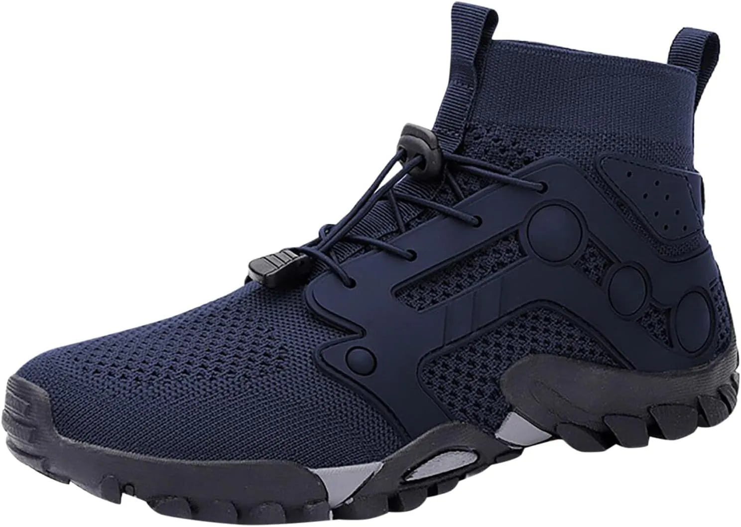 Slip on Walking Shoes for Men Comfort Memory Foam Hiking Shoes Breathable Lightweight Fashion Sneakers Non Slip Arch Support Cushioning Training Gym Shoes Wide Width