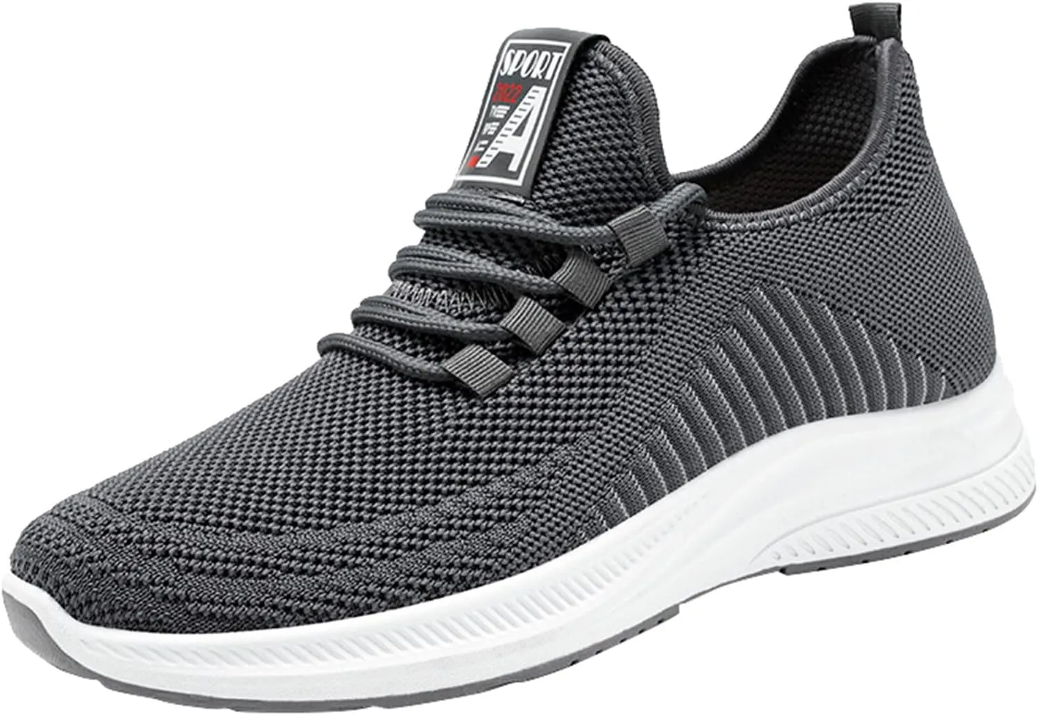 Slip on Walking Shoes for Men Comfortable Memory Foam Breathable Mesh Fashion Sneakers Non Slip Arch Support Cushioning Athletic Running Shoes