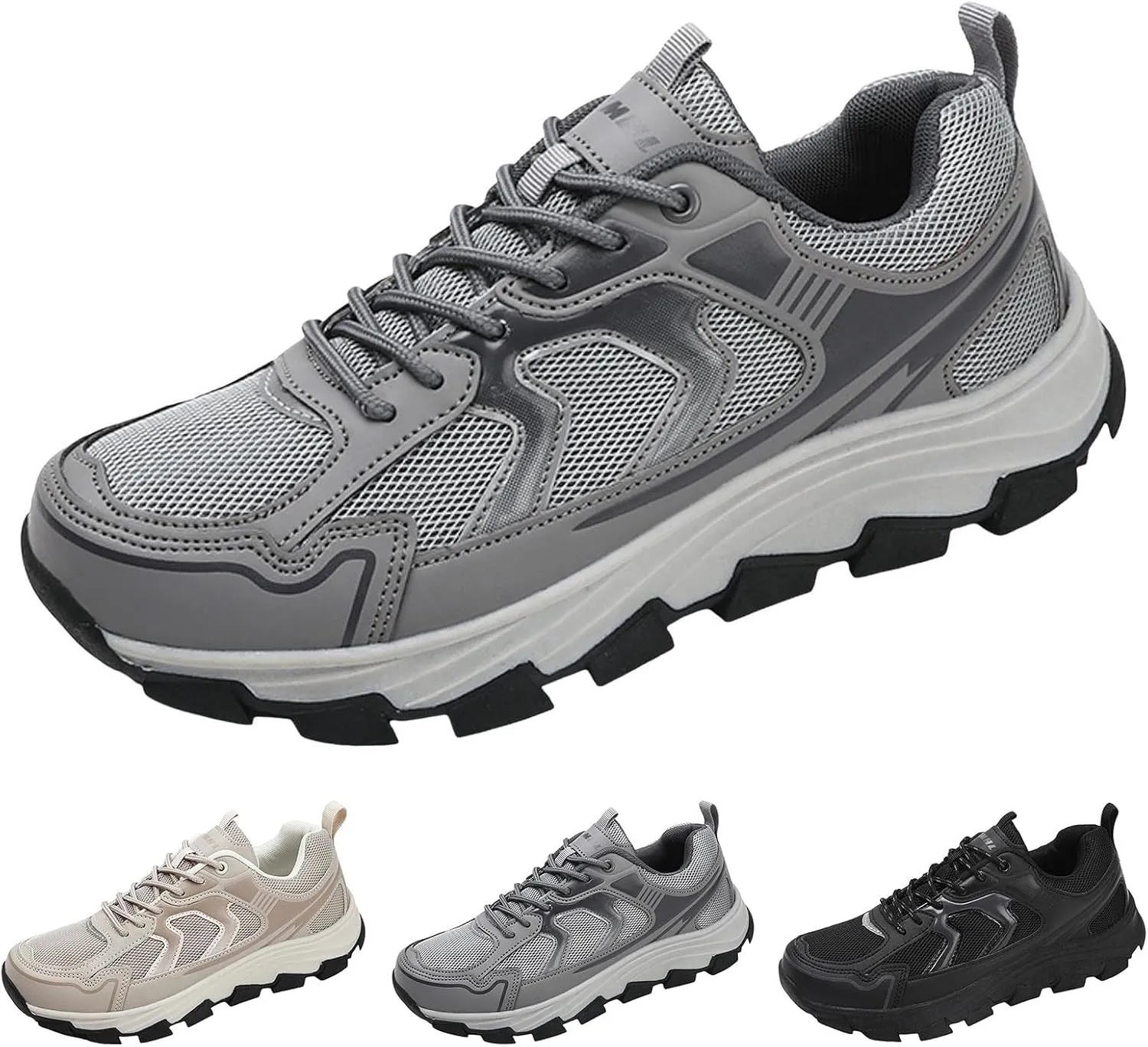 Slip on Walking Shoes for Men Comfy Knitted Memory Foam Ultra Lightweight Breathable Fashion Sneakers Non Slip Arch Support Vacation Training Gym Shoes Wide Width