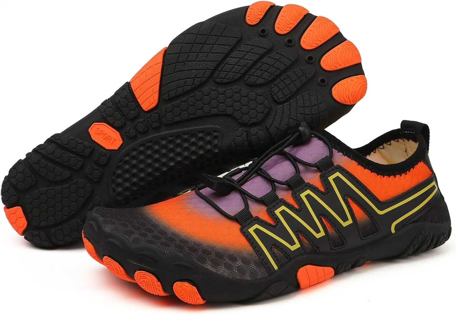 Slip on Walking Shoes for Men Comfy Memory Foam Hiking Shoes Ultra Lightweight Breathable Fashion Sneakers Lace Up Non Slip Travel Jogging Training Gym Shoes Wide Width
