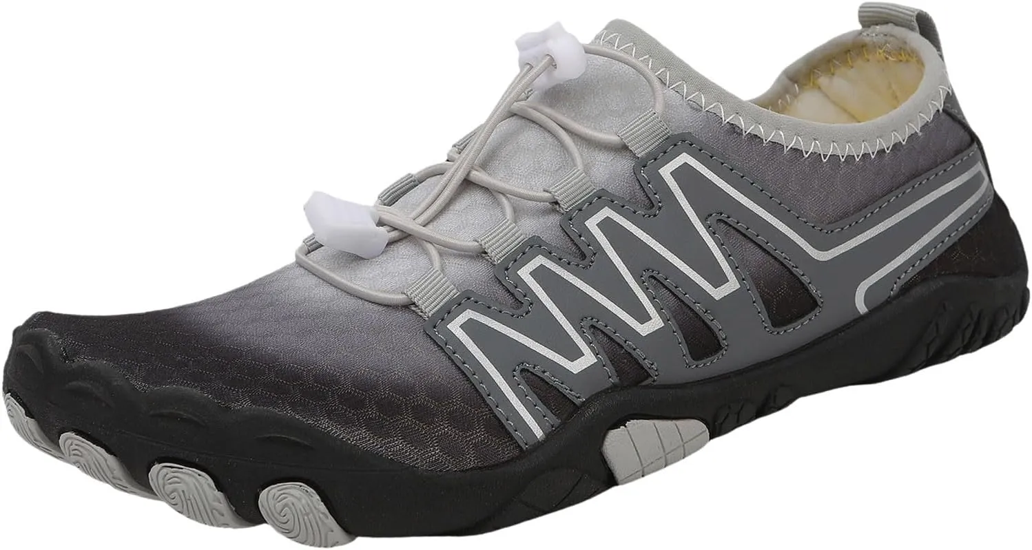 Slip on Walking Shoes for Men Comfy Memory Foam Hiking Shoes Ultra Lightweight Breathable Fashion Sneakers Lace Up Non Slip Travel Jogging Training Gym Shoes Wide Width