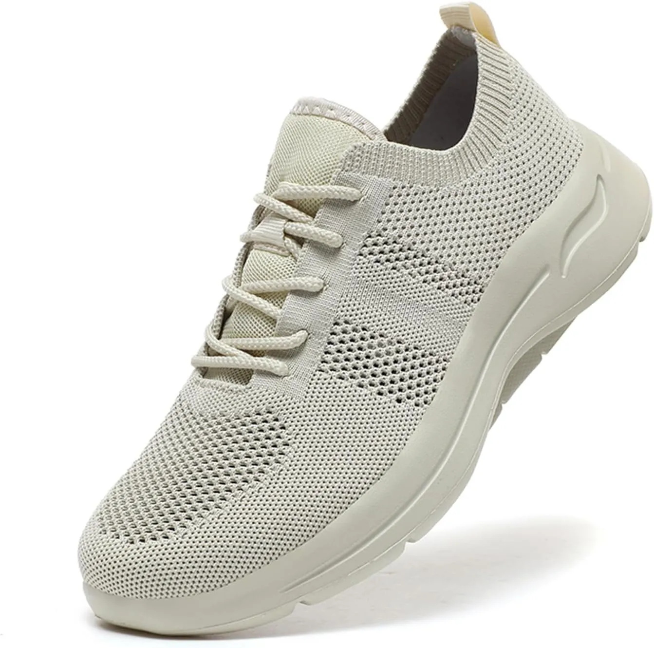 Slip on Walking Shoes Men Casual Dressy Memory Foam Breathable Mesh Fashion Sneakers Non Slip Indoor Outdoor Training Gym Shoes Wide Width