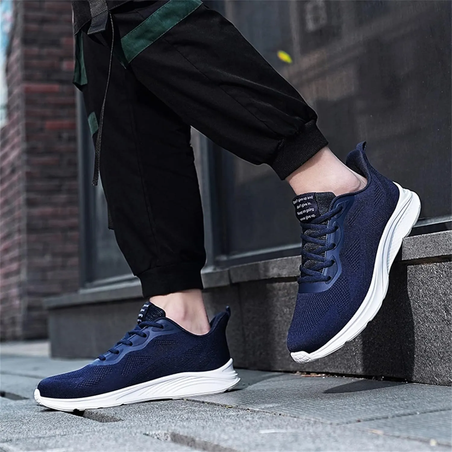 Sneakers for Men Casual Non Slip Work Shoes Athletic Tennis Shoes Lightweight Breathable Running Shoes Footwear