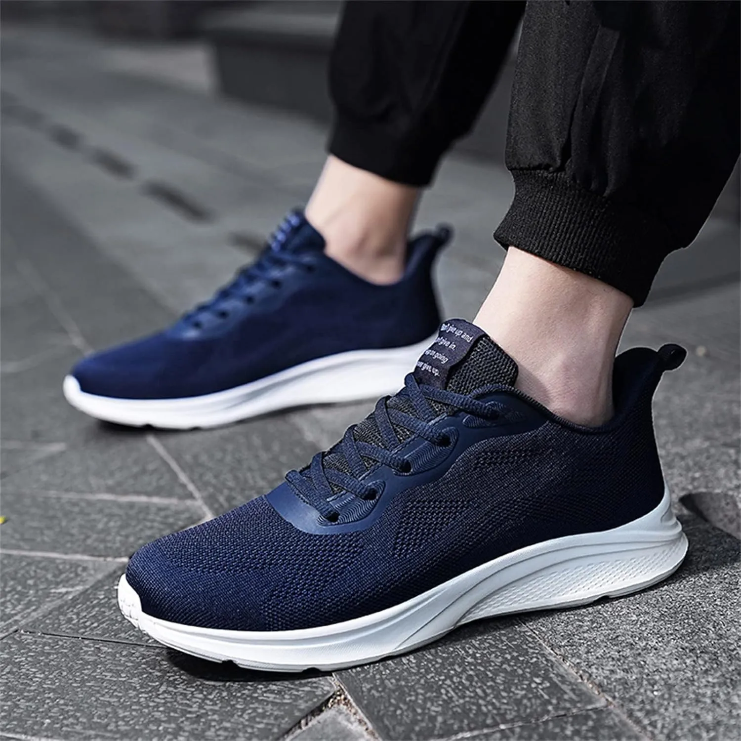 Sneakers for Men Casual Non Slip Work Shoes Athletic Tennis Shoes Lightweight Breathable Running Shoes Footwear