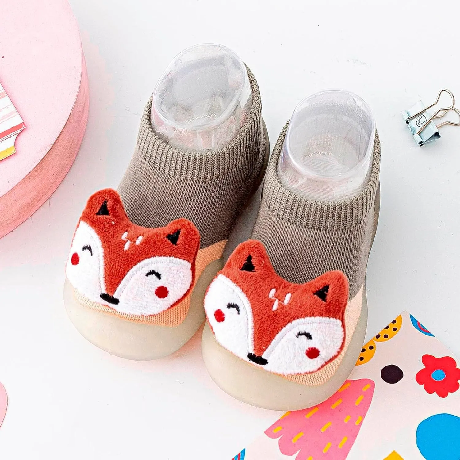Summer and Autumn Comfortable Infant Toddler Shoes Cute Dinosaur Puppy Pattern Children Mesh Breathable Tennis Shoes