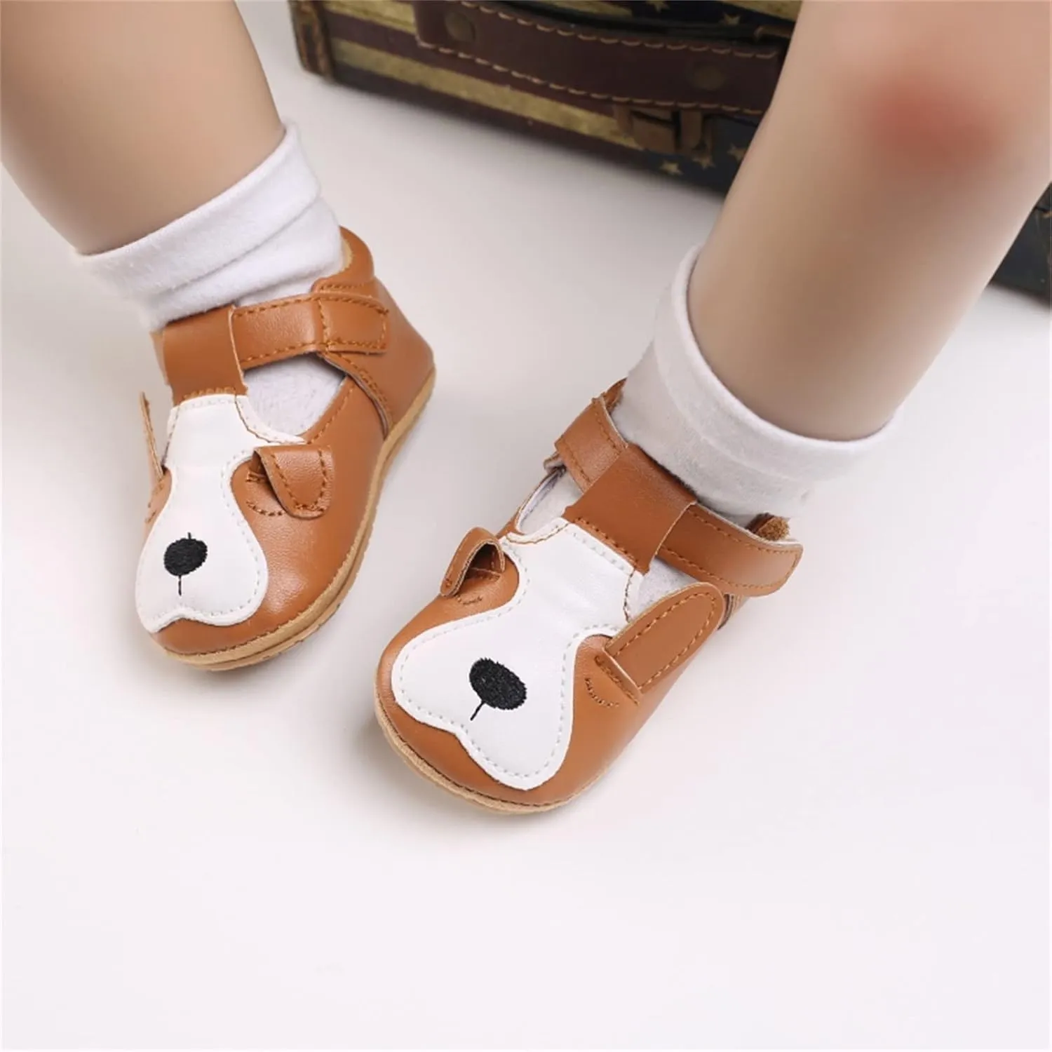 Summer and Autumn Comfortable Infant Toddler Shoes Cute Sheep Puppy Children Mesh Breathable Toddler Size Five Shoes
