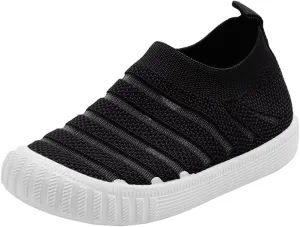 Summer and Autumn Girls Flying Woven Mesh Breathable Comfortable Flat Casual Cute Toddler School Shoes