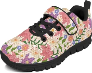 SYtrade Shoes for Girls Tennis Sports Easter Spring Athletic Sneakers Black Sole
