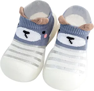 Tennis Shoes Boys Size 9 Infant Boys Girls Animal Prints Cartoon Socks Shoes Toddler Breathable Boy Shoes
