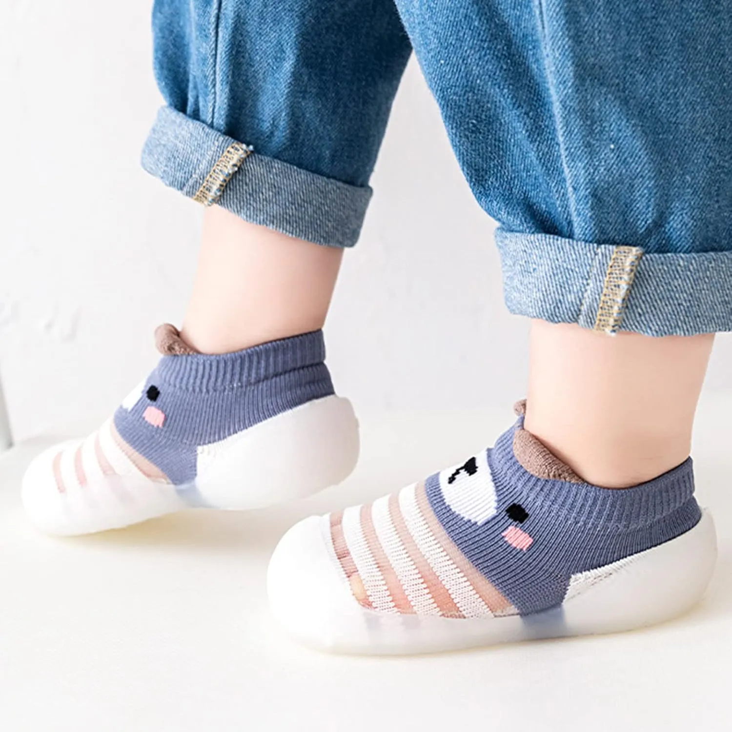 Tennis Shoes Boys Size 9 Infant Boys Girls Animal Prints Cartoon Socks Shoes Toddler Breathable Boy Shoes