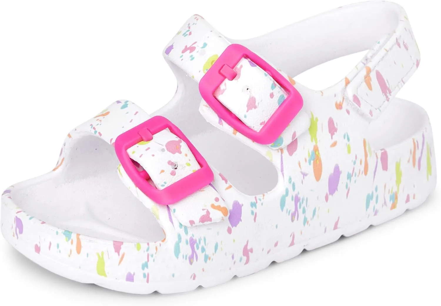 The Children's Place Girl's Baby Toddler Everyday Slide Sandals with Backstrap