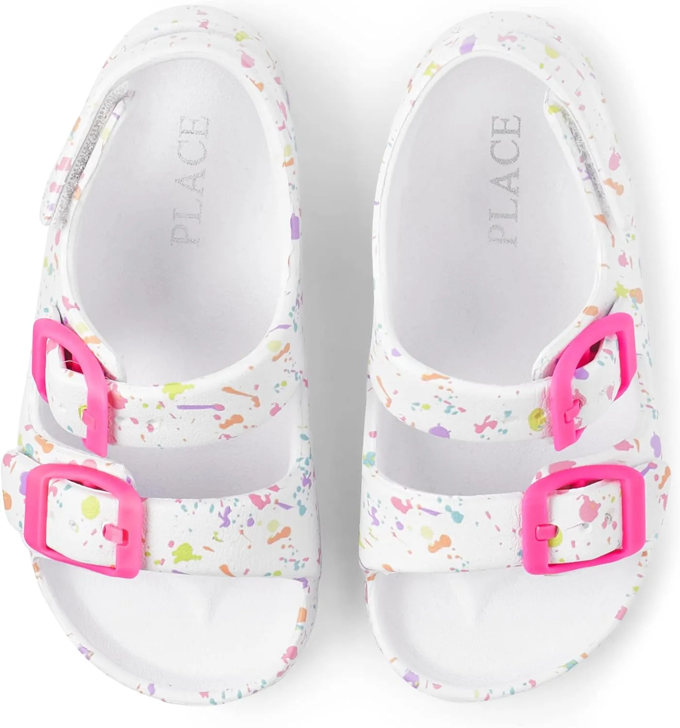 The Children's Place Girl's Baby Toddler Everyday Slide Sandals with Backstrap