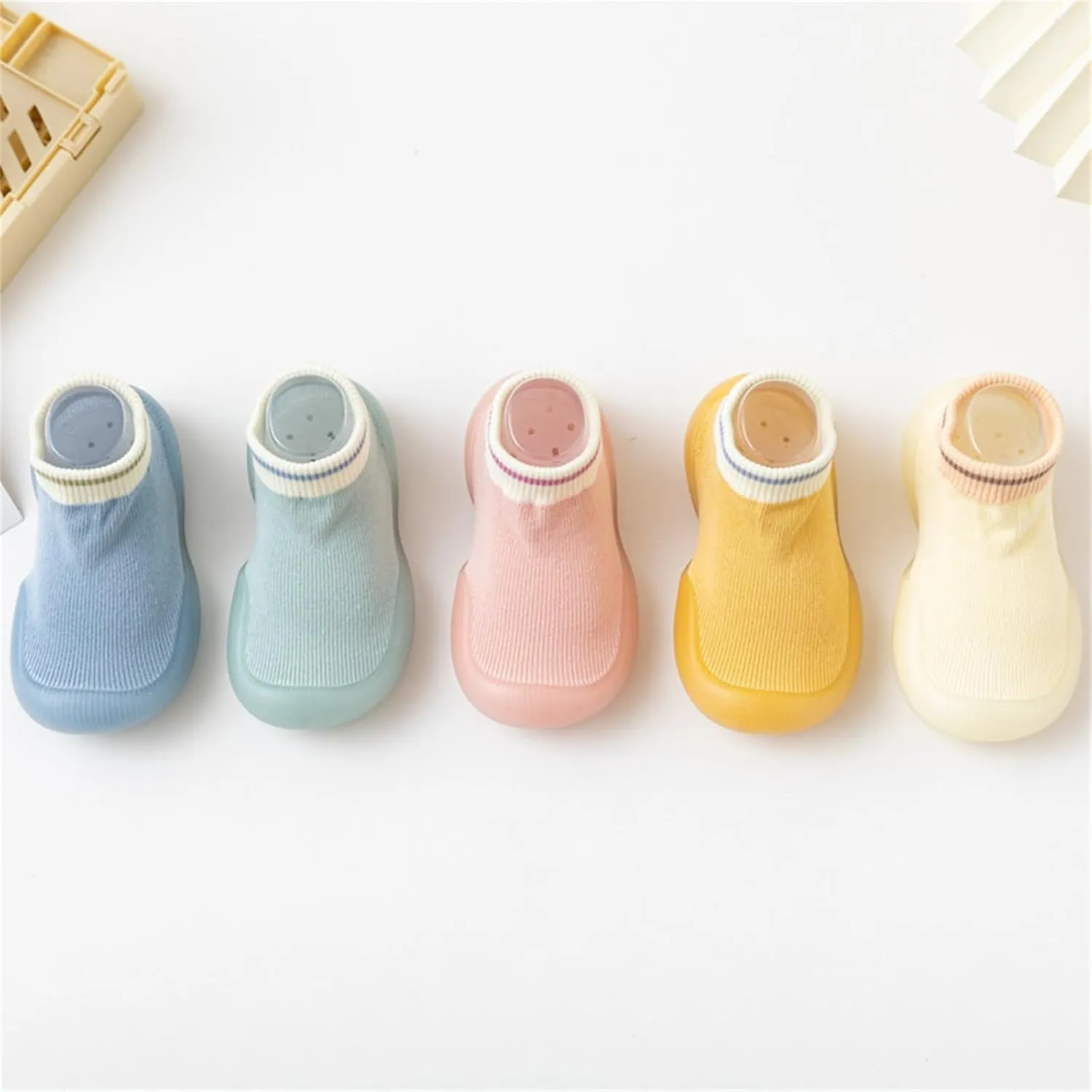 Toddler Extra Wide Baby Girl Boy Indoor Toddlers Breathable Walking Shoes Warm Elastic Sock Shoes Big Kid Sneaker
