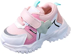 Toddler Open Toe Sneakers Mesh Non Slip Sport Shoes Baby Boys Memory Foam Breathable Spring Casual First Walking Shoes