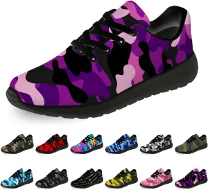 Unisex Camouflage Sneakers for Women & Men, Breathable & Lightweight, All Occasions
