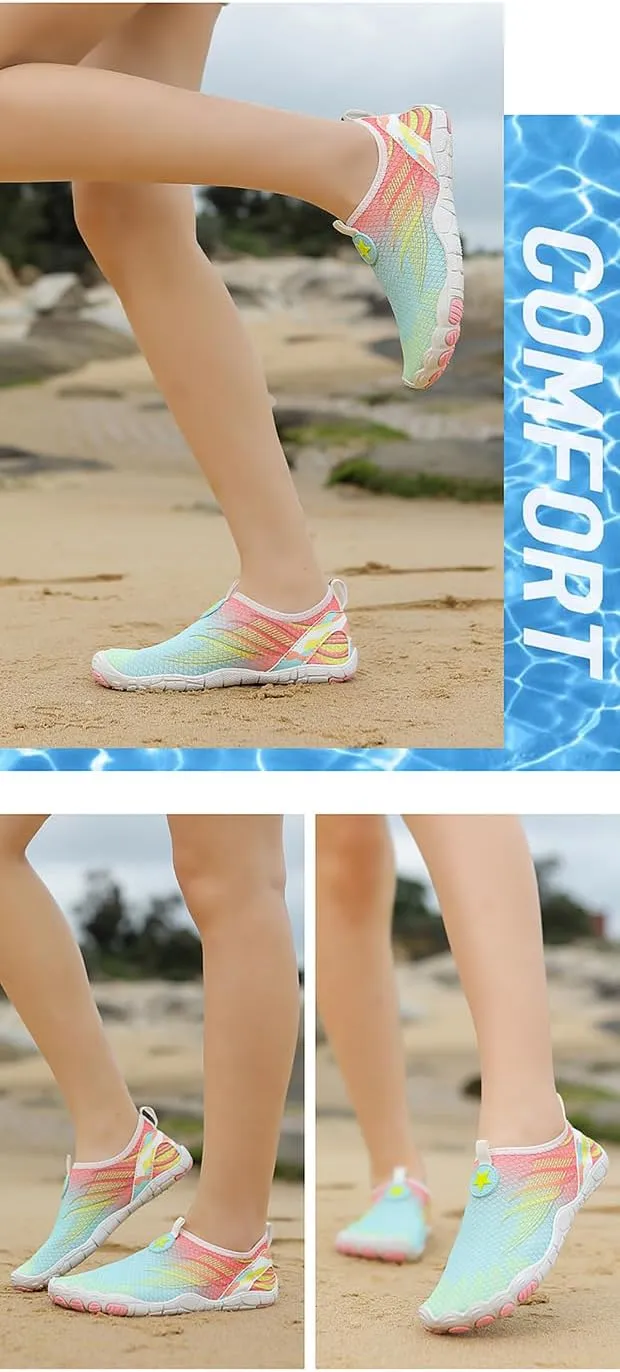 Water Shoes for Women Men Trail Running Healthy & Non-Slip Barefoot Shoes Aqua Swim Beach Shoes Breathable Quick Dry Lightweight Shoes Outdoor Sport Hiking Walking Shoes