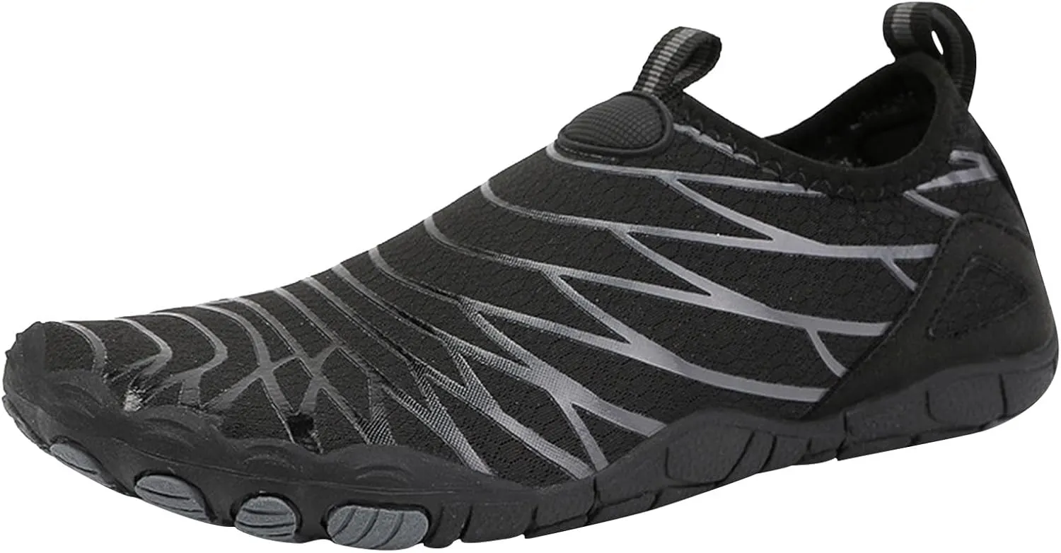 Water Shoes Men Wide Toe Box Quick Dry Aqua Sock Water Hiking Shoes Women Mens Water Shoes Wide Hiking Sandals for Men for Pool Beach Surf Walk Water Yoga