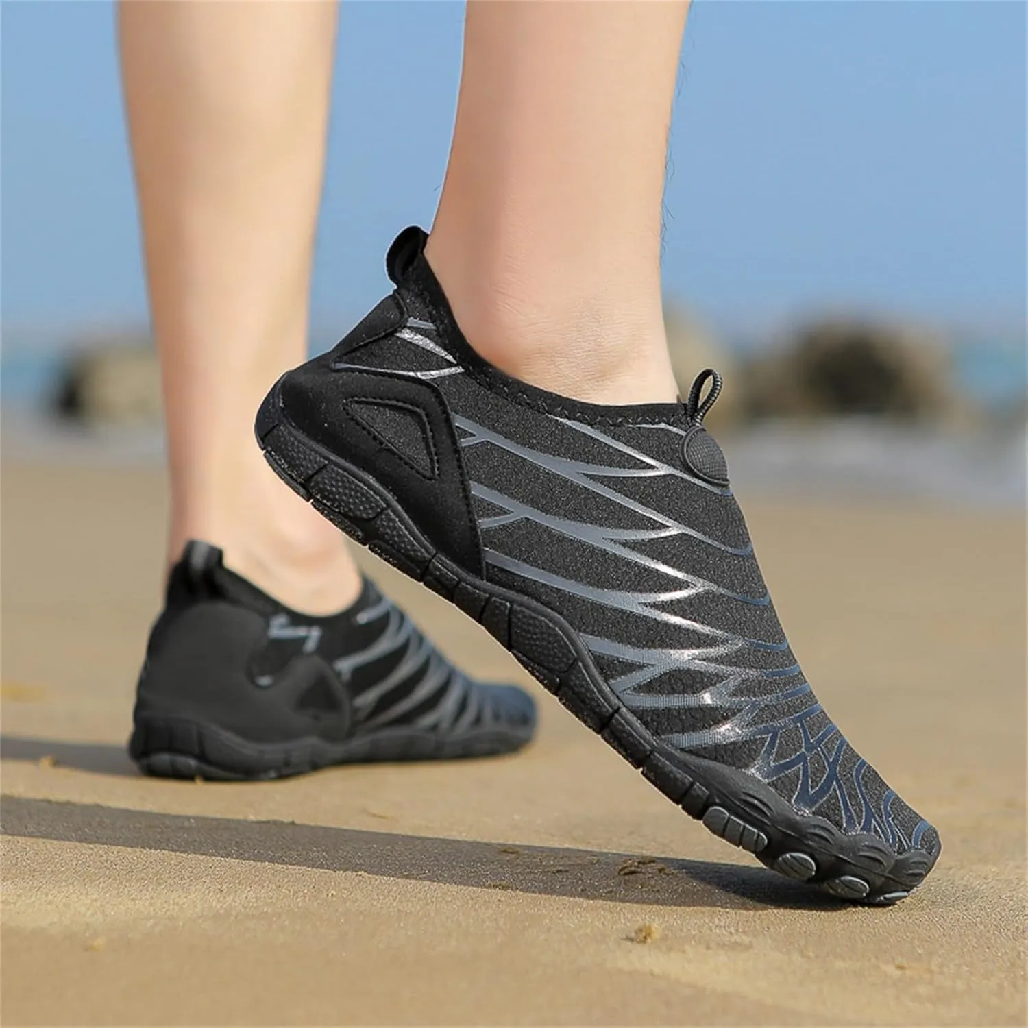 Water Shoes Men Wide Toe Box Quick Dry Aqua Sock Water Hiking Shoes Women Mens Water Shoes Wide Hiking Sandals for Men for Pool Beach Surf Walk Water Yoga