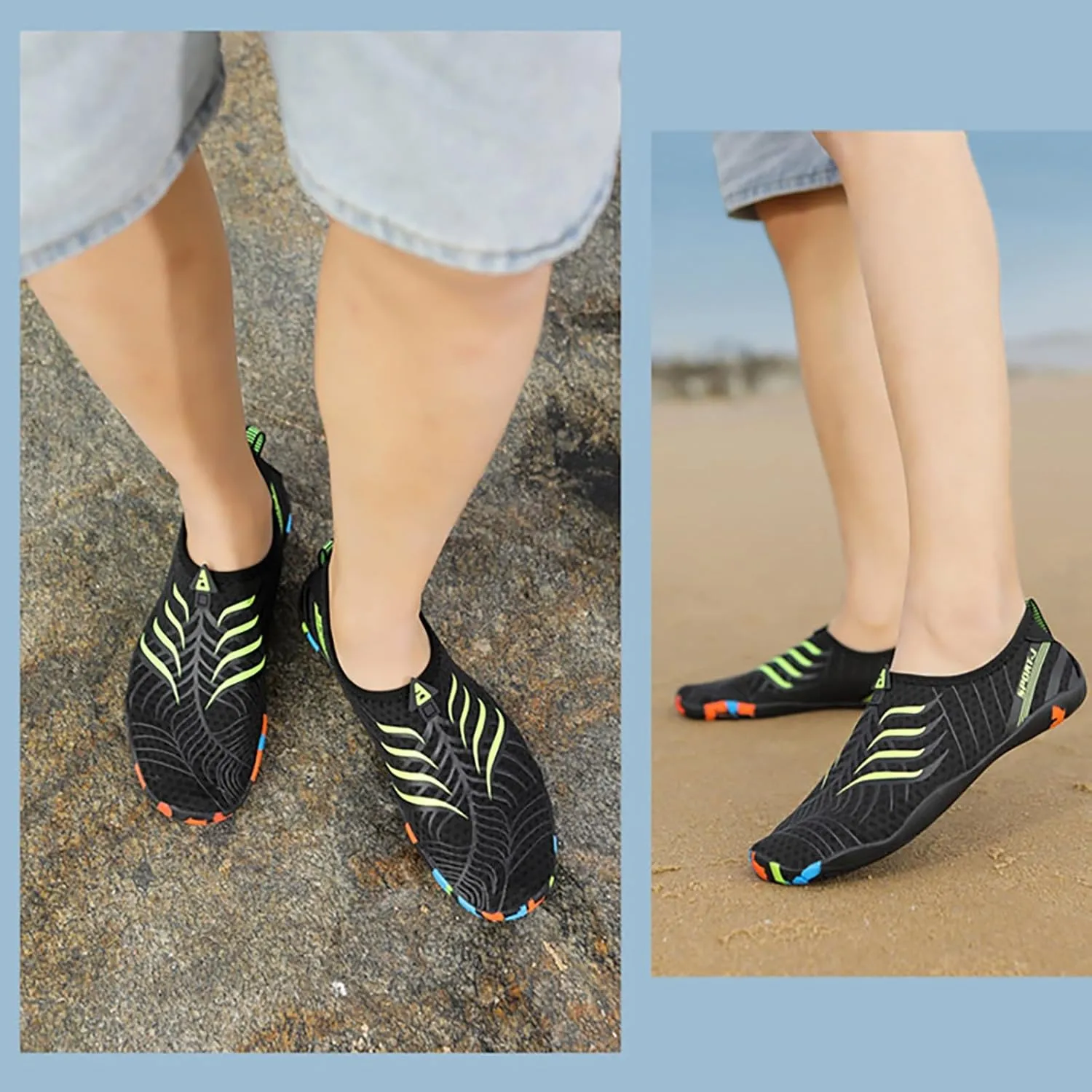 Water Shoes Mens Breathable Non Slip Athletic Water Hiking Shoes for Women Non Slip Cute Water Shoes Minimalist Shoes for Swimming Fishing