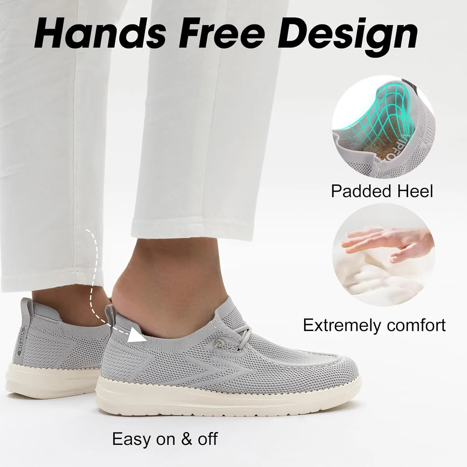Wide Toe Box Shoes for Men Extra Wide Width Diabetic Shoes Men's Loafers & Slip-ons Arch Support Plantar Fasciitis Walking Loafers