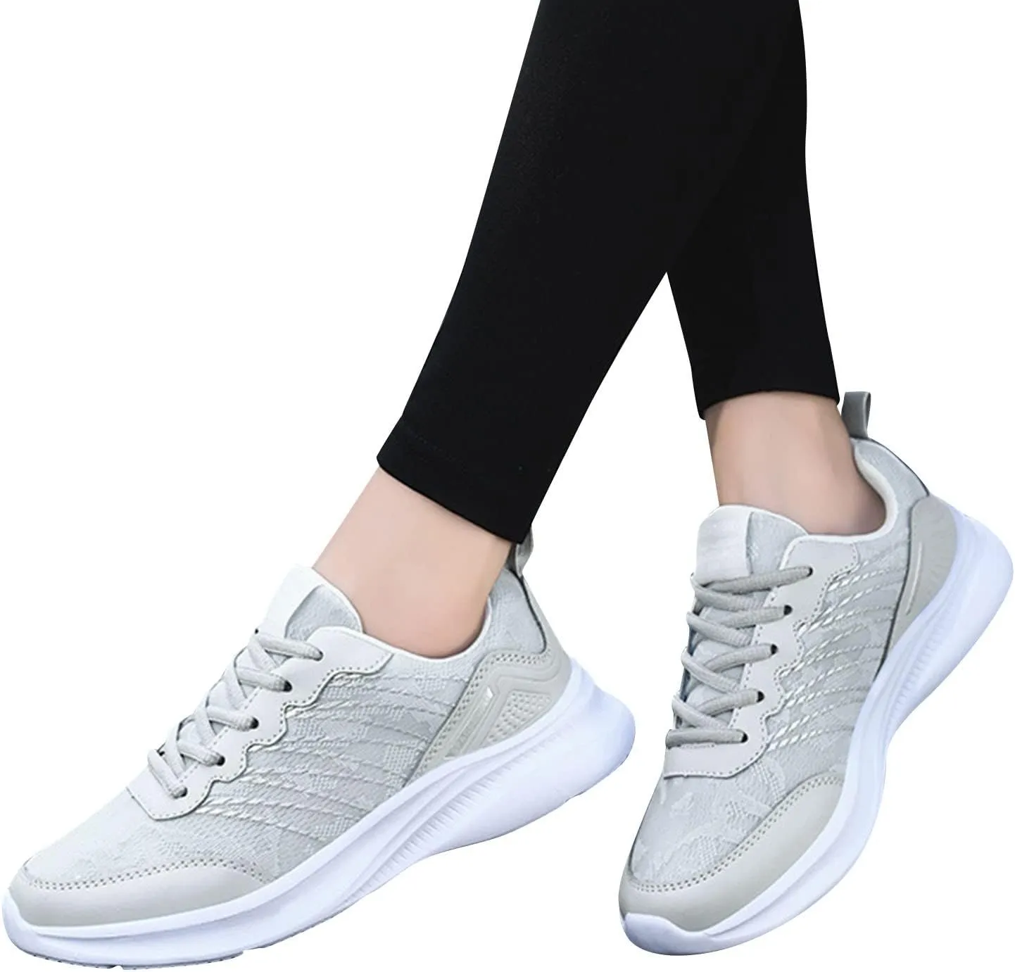Women Breathable Slip On Sneakers Casual Walking Shoes Lightweight Canvas Comfortable Flats Non Slip Loafers