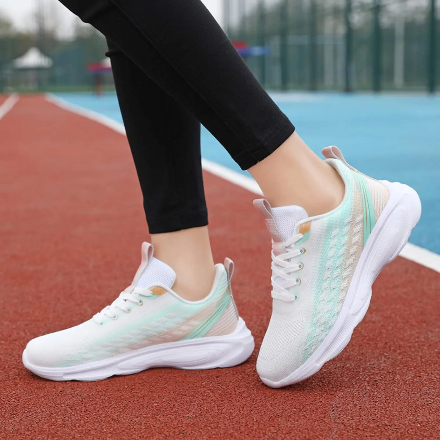 Women Slip On Walking Sneakers Casual Comfortable Shoes Lightweight Canvas Flats Non Slip Breathable Loafers