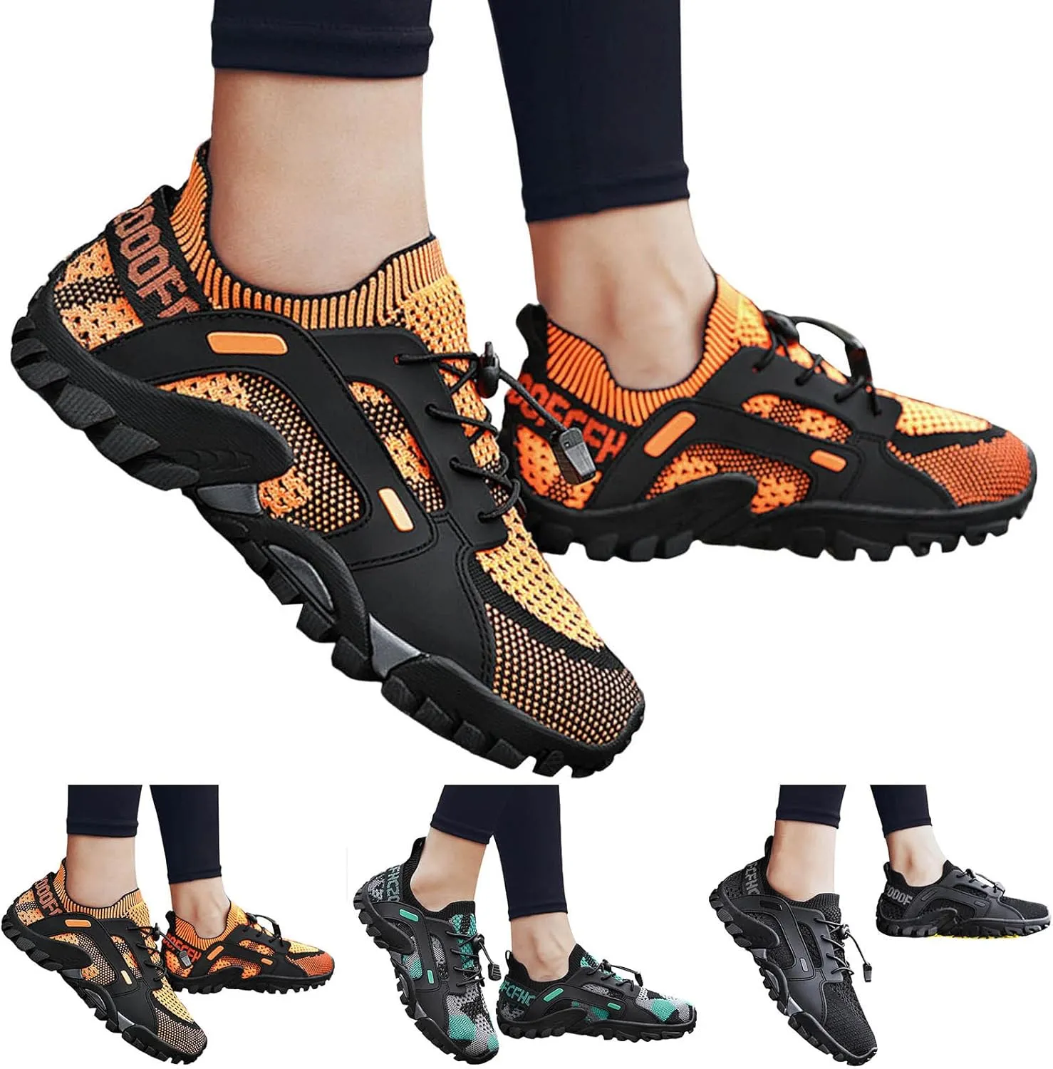 Women Sneakers Fashion Summer New Pattern Mesh Breathable Comfortable Non Slip Quick Drying Kids Water Shoes Barefoot