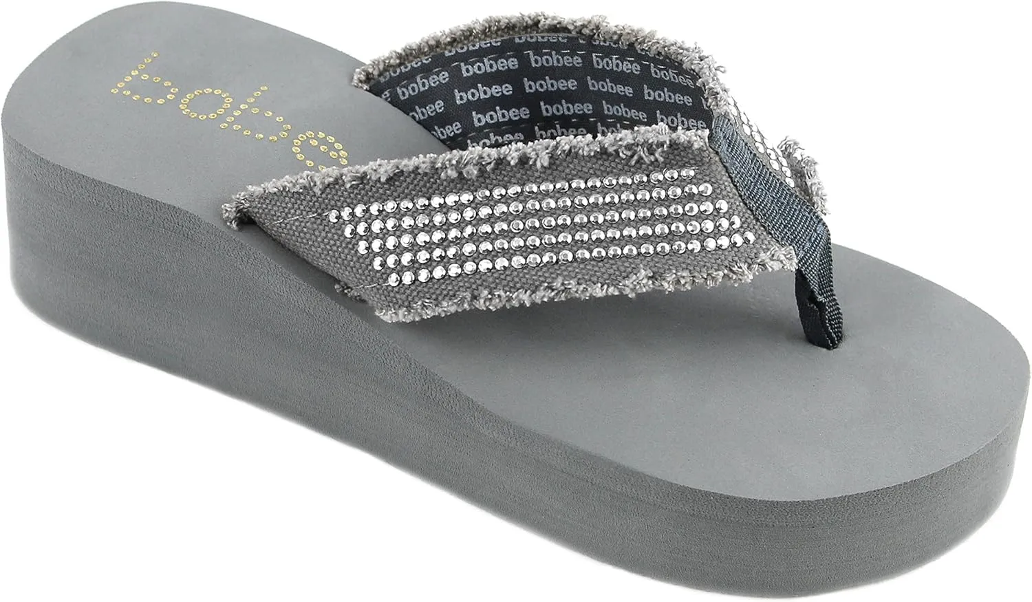 Women's Fashion Platform Wedge Thong Flip Flops Sandals