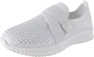 Women's Fashion Sneakers Lace Up Breathable Casual Waking Shoes Trail Running Shoes Men Glitter Loafers Women Shoes Womens White Platform Sneakers