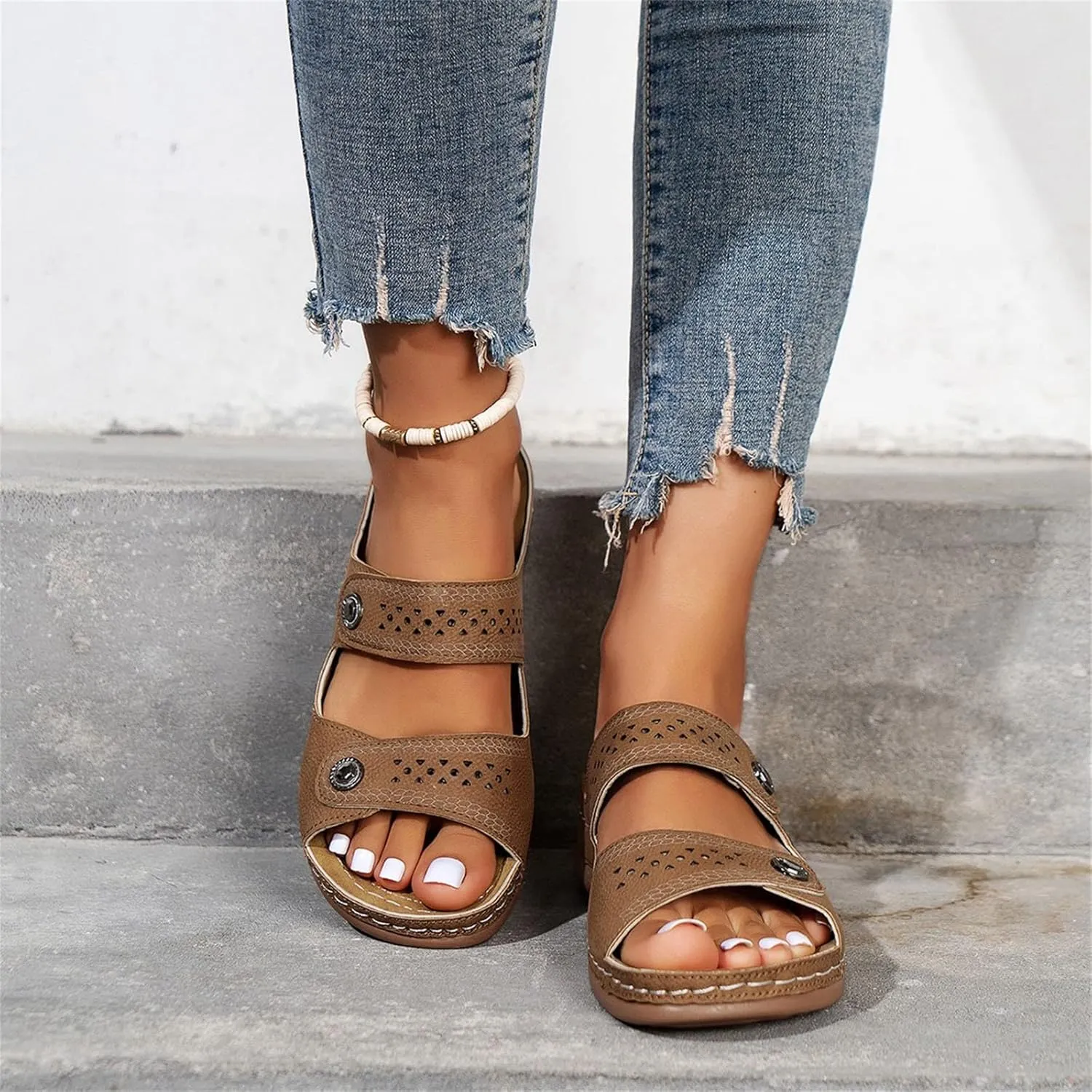 Womens Flip Flops with Arch Support Womens Flip Flops Size 8 Orthopedic Women Closed Toe Shoes Brown Leather Sandals Women Comfortable Brown Sandals Women Comfortable Nude Sandals Women