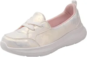 Women's Leather Flat Walking Moccasin Boat Shoes Casual Slip ons Comfort Soft Sole Lace-up Loafers for Dress Driving Work,Business