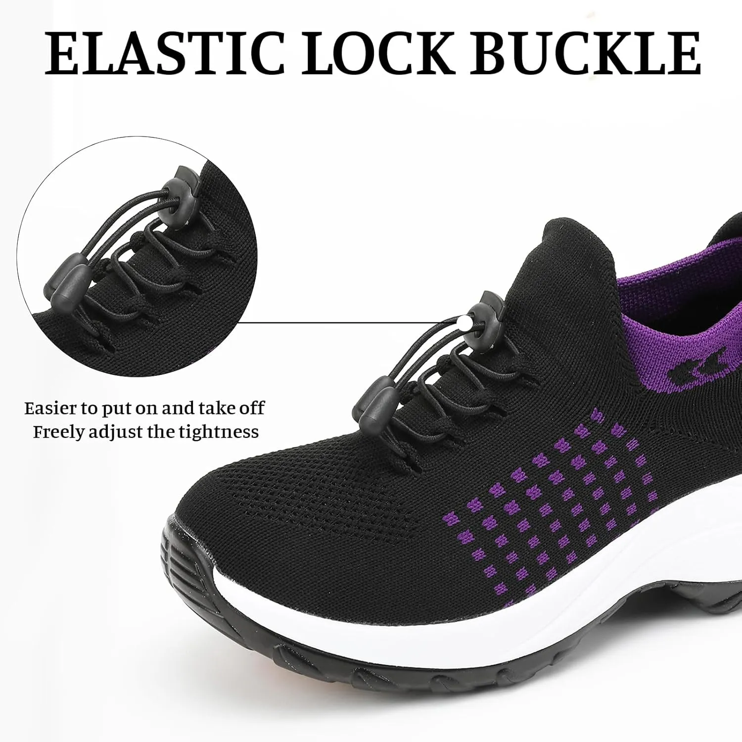 Women's Orthopedic Sneakers Comfortable Breathable Mesh Upper Walking Shoes Air Cushion Stretch Orthowear Shoes