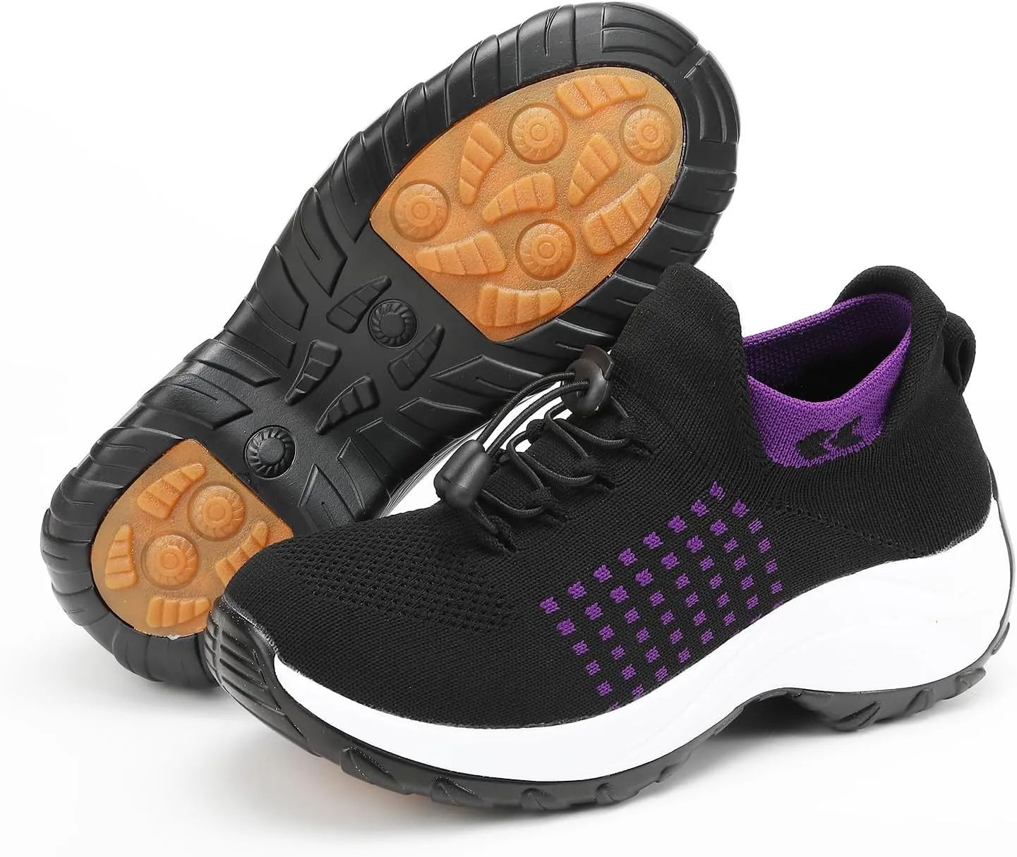 Women's Orthopedic Sneakers Comfortable Breathable Mesh Upper Walking Shoes Air Cushion Stretch Orthowear Shoes