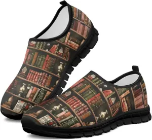Women's Slip Ons Flat Lightweight Sneakers Walking Casual Loafers Comfortable Art Painted Travel Outdoor Shoes US Size 5.5-11.5