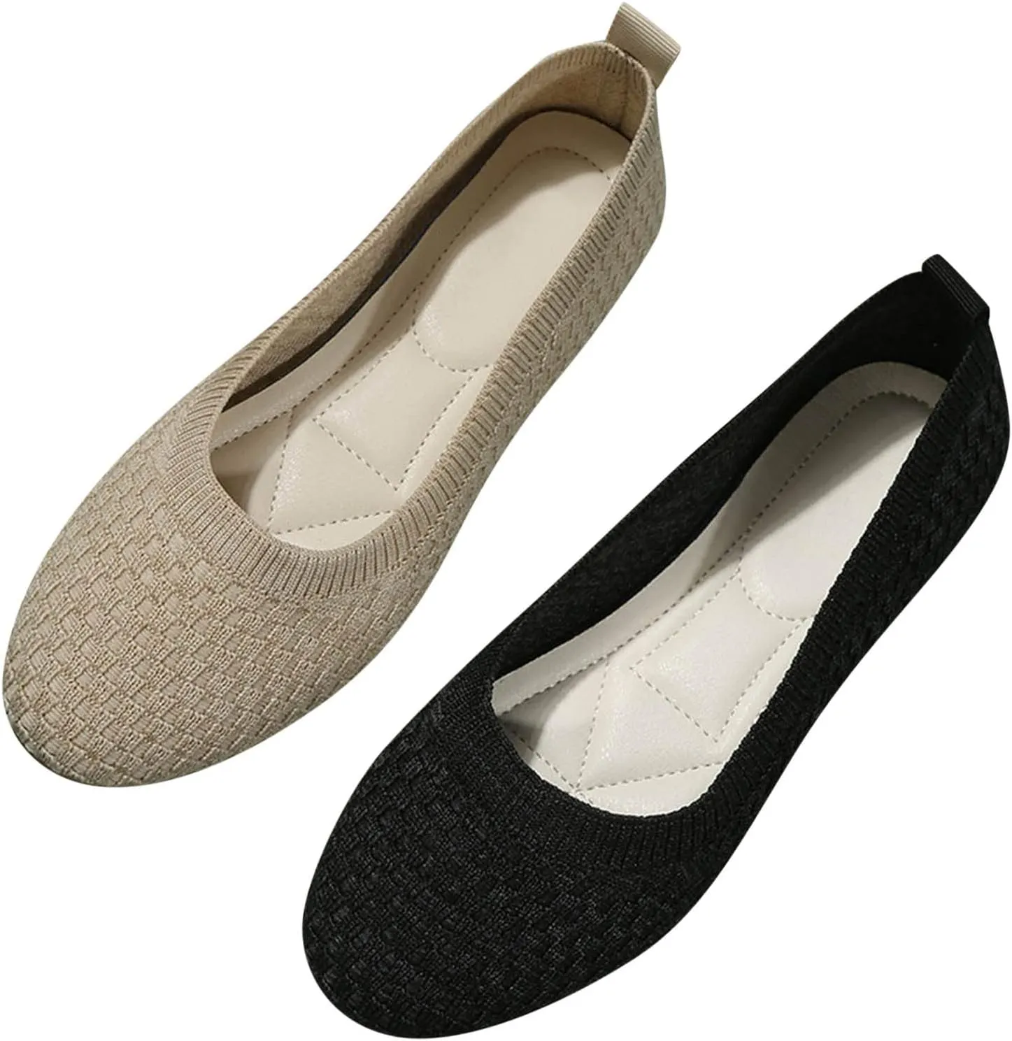 Womens Stretch Flats Casual Casual Boat Loafers Shoes for Women Women's Loafers Fashion Comfortable Flats