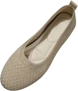 Womens Stretch Flats Casual Casual Boat Loafers Shoes for Women Women's Loafers Fashion Comfortable Flats
