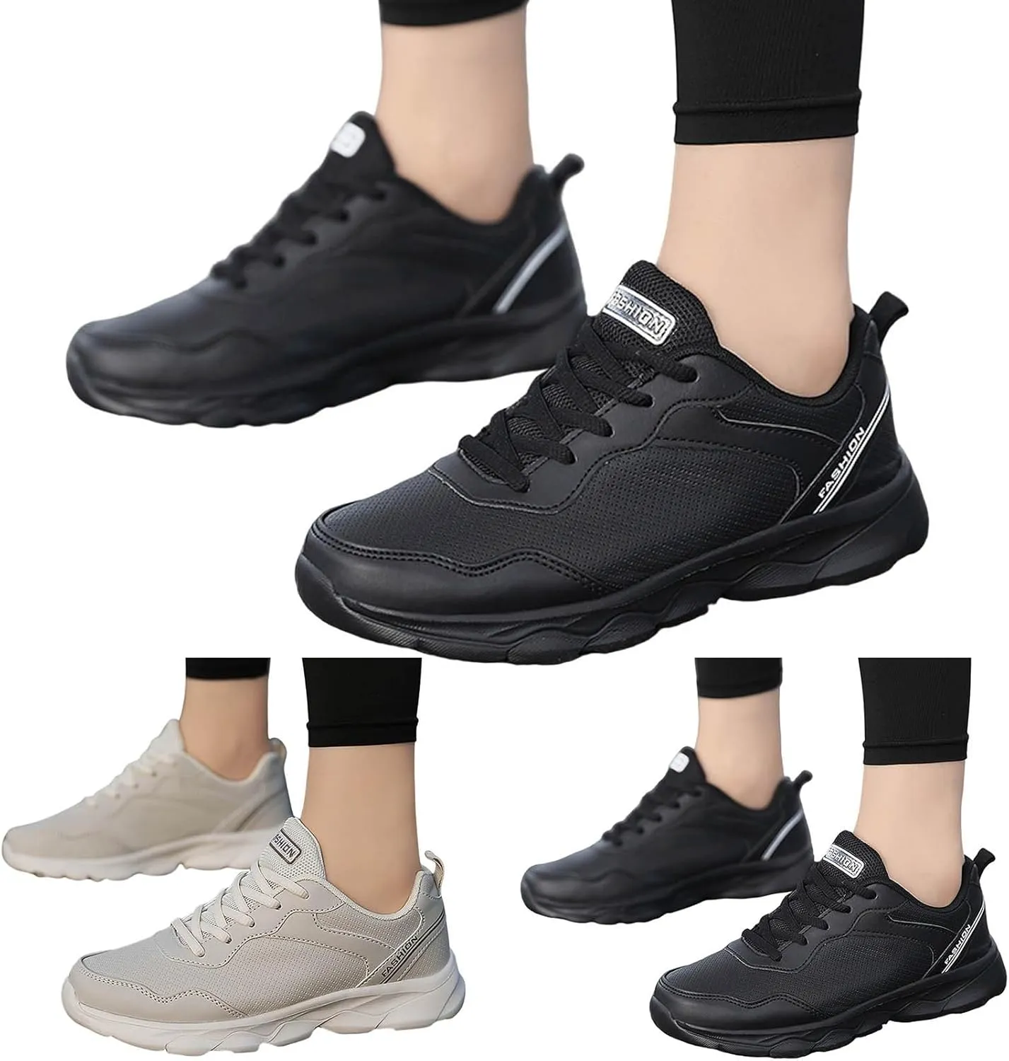 Womens Tennis Shoes Casual Walking Shoes for Women Running Sneakers Lightweight Breathable Slip On Sport Shoes