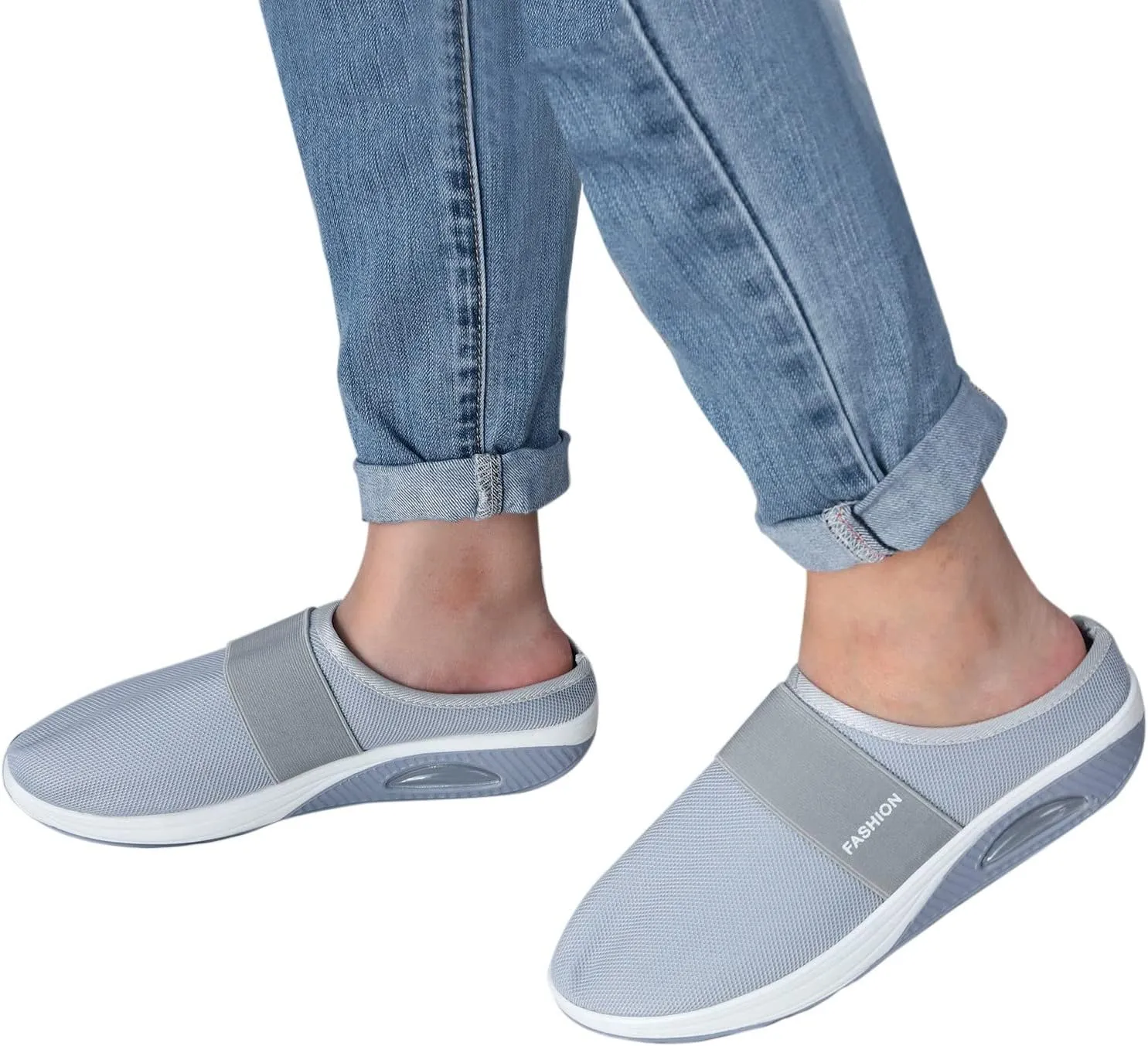 Womens Tennis Slipper Sneakers Breathable Fitness Shoes Slingback Lightweight Running Shoes Casual Platform Gym Sports Slip-Ons Mesh Spring Slippers 2025