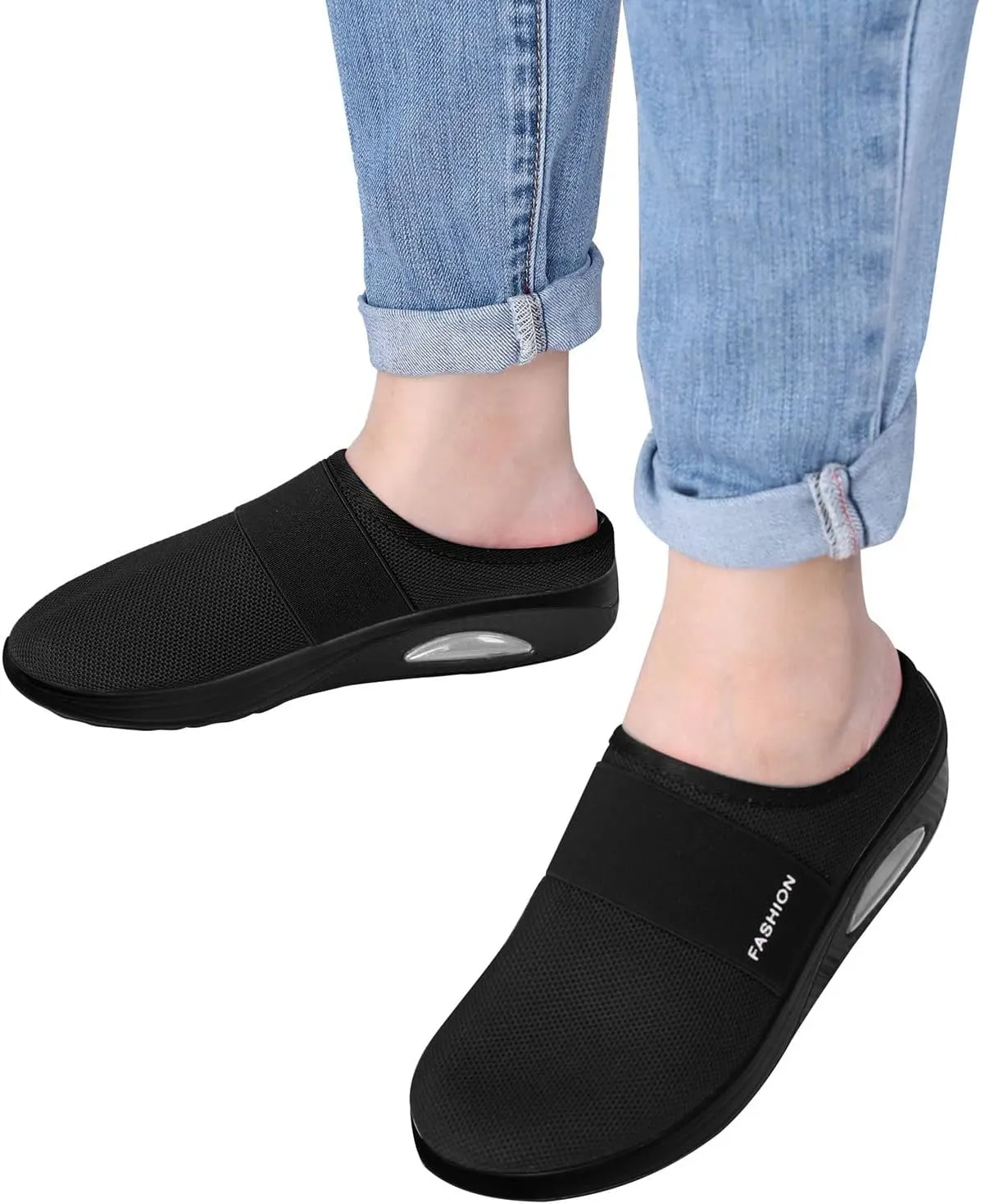Womens Tennis Slipper Sneakers Breathable Fitness Shoes Slingback Lightweight Running Shoes Casual Platform Gym Sports Slip-Ons Mesh Spring Slippers 2025