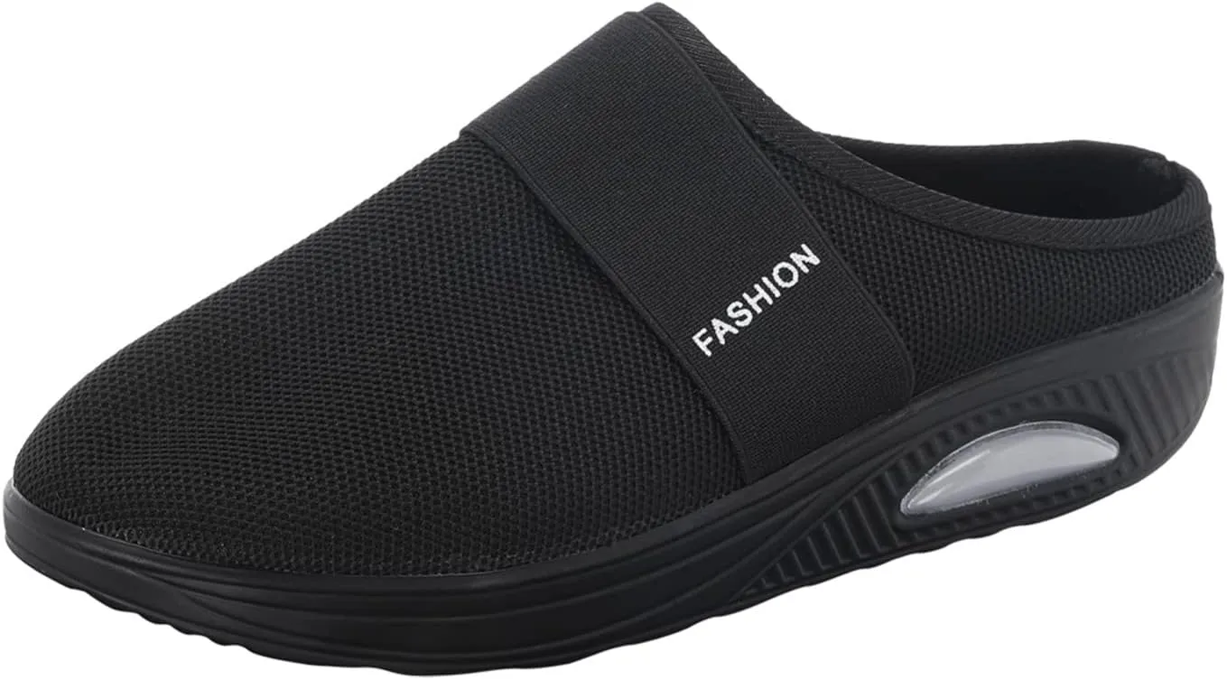 Womens Tennis Slipper Sneakers Breathable Fitness Shoes Slingback Lightweight Running Shoes Casual Platform Gym Sports Slip-Ons Mesh Spring Slippers 2025