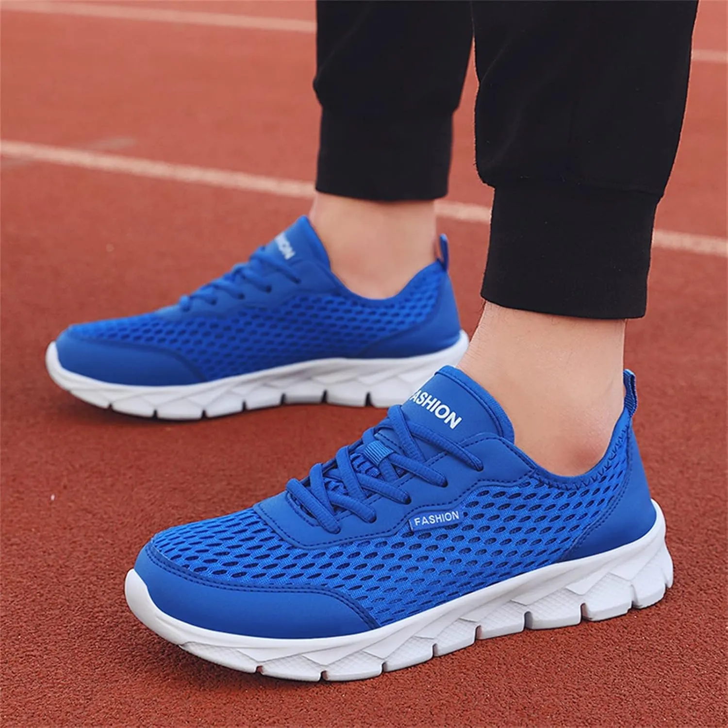 Women's Walking Shoes Mesh Breathable Lightweight Fashion Mens Running Shoes Breathable Casual Black Shoes Slip On Sneakers Brown Tennis Shoe Cross Trainer Shoe
