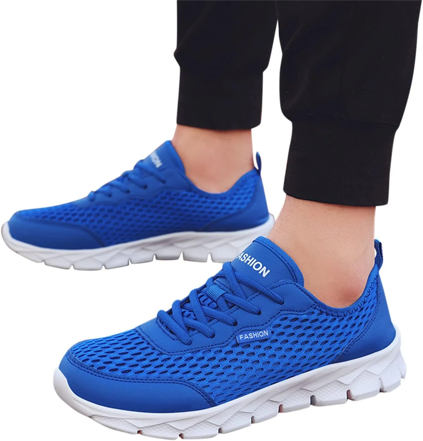 Women's Walking Shoes Mesh Breathable Lightweight Fashion Mens Running Shoes Breathable Casual Black Shoes Slip On Sneakers Brown Tennis Shoe Cross Trainer Shoe