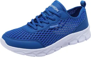 Women's Walking Shoes Mesh Breathable Lightweight Fashion Mens Running Shoes Breathable Casual Black Shoes Slip On Sneakers Brown Tennis Shoe Cross Trainer Shoe