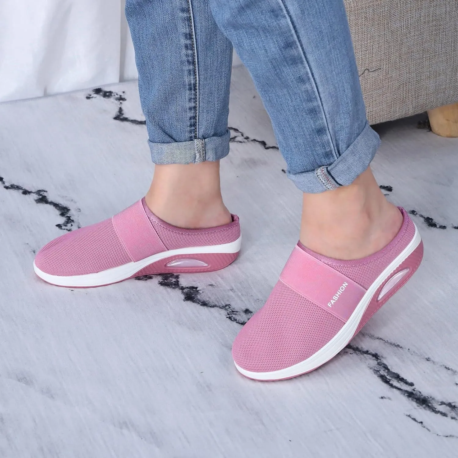 Womens Walking Shoes Platform Walking Shoes for Women Platform Women Breathable Mesh Walking Womens Sneakers