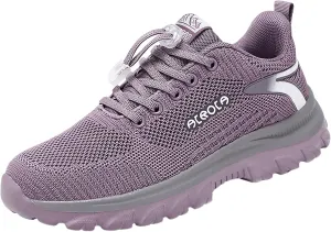 Womens Walking Shoes Slip on Comfy Knitted Non Slip Vintage Wide Running Shoes Breathable Mesh Gym Jogging Outdoor Shoes Ladies 2024 Fashion Sneakers